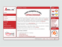 Tablet Screenshot of andra-pak.pl